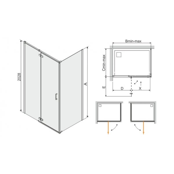 Free Line Free Line II - 6mm glass (Square møbelpakke eller rektangulær) Free Line Free Line II - 6mm glass (Square møbelpakke eller rektangulær)