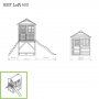 Lekehytte Loft 500 (FSC 100%)