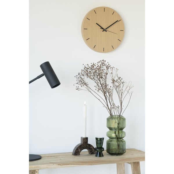 Marma lysestakebue i brun marmor Marma lysestakebue i brun marmor