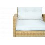 Utend�rs sofagruppe med divan og lenestol | Loungegruppe i kunstrotting | Beige