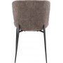 Modesto spisestol - Brun boucle