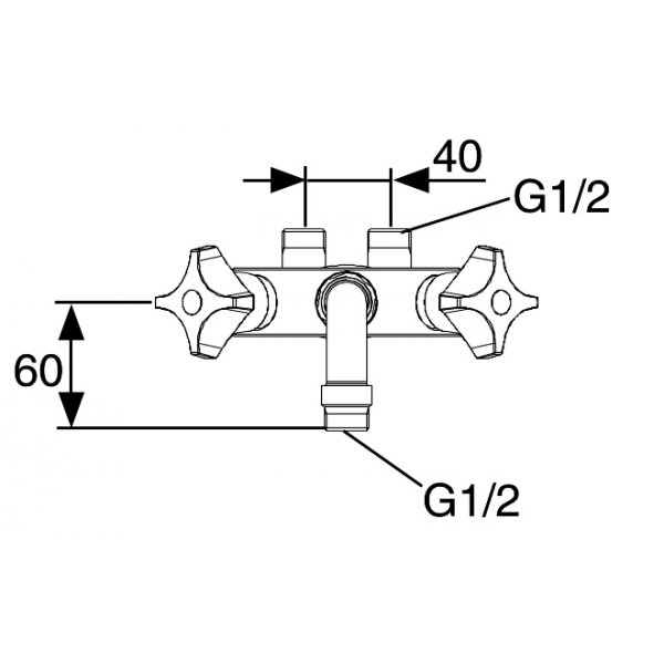FM Mattsson To-greps kran Krom - 3101-0000 FM Mattsson To-greps kran Krom - 3101-0000