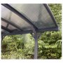 Carportsett 15 m² aluminium 505x303 cm kanalplasttak Carportsett 15 m² aluminium 505x303 cm kanalplasttak