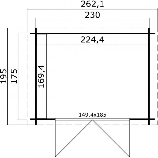 Bod Ingrid A - 4,8 m² Bod Ingrid A - 4,8 m²