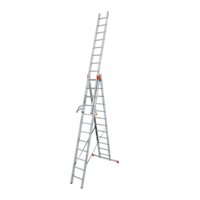Multifunksjonell stige - 3X12 trinn med trappefunksjon Multifunksjonell stige - 3X12 trinn med trappefunksjon