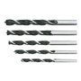 Sett med treborrer 4 - 10 mm, 5 deler