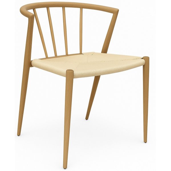 Utend�rs stol i exoliation og tausete Beige - Bella
