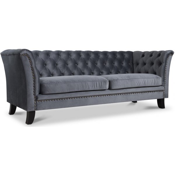 3-seters sofa - Milton Chesterfield - 212 cm