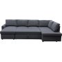 Sovesofa U-modell m�rkegr� - T�rn�