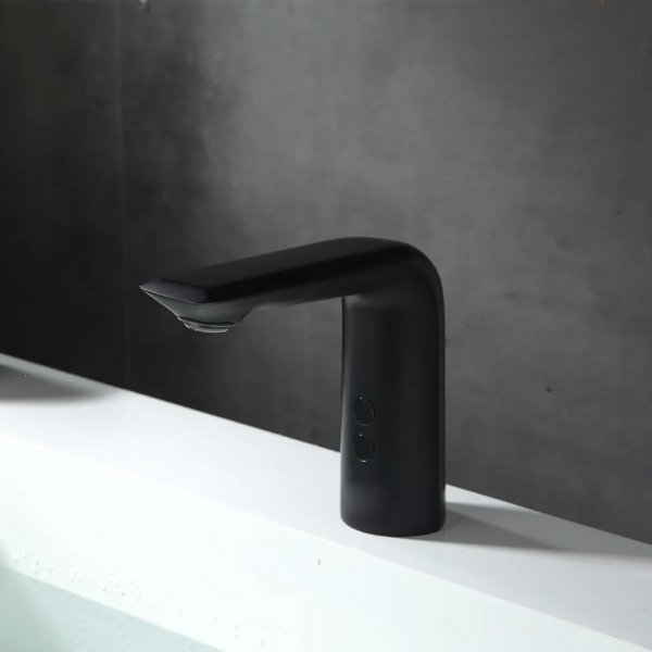 Servantbatteri Fiolett - Svart | kaldtvannstilkobling