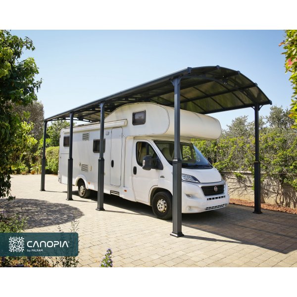 Canopia Alpine Metal Carport For Bobil 3,6 x 8,5 - Gr