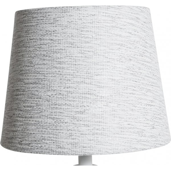 Rund lampeskjerm 22x28x22 cm - Lys (grovt lin)