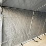 Garasjetelt 2,7x5,1 m PE-lerret 200 g/m� gr�tt garasjesett