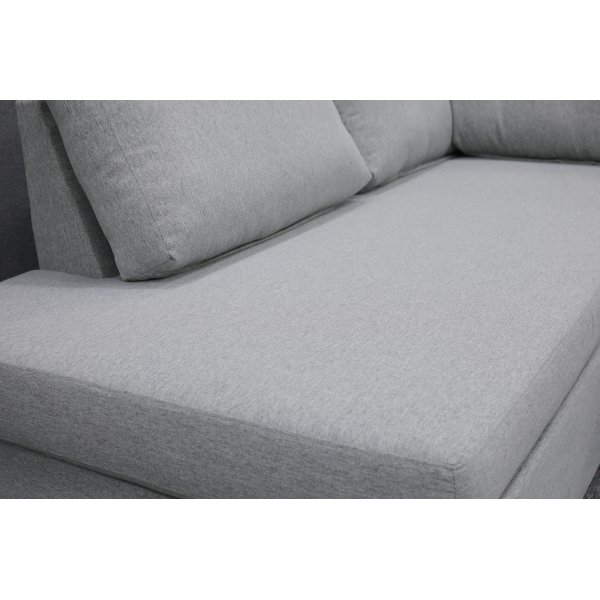 U-sofa Solna XL med oppbevaring - 367 cm - lys grå U-sofa Solna XL med oppbevaring - 367 cm - lys grå