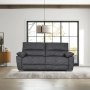 2-seters lenestolsofa ekstra bred i gr�tt - 197 cm