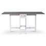 Klappbord Hvitt 30/90/150x80 cm - Fårö Klappbord Hvitt 30/90/150x80 cm - Fårö