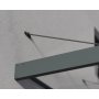 Canopia Sophia Clear XL Entrance baldakin 1,4 x 3 - Mrk grtt/klart glass
