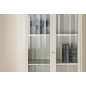 Lima vitrineskap beige Lima vitrineskap beige