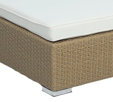 Astrid 2 stk Solsenger med bord - Naturlig syntetisk rotting Astrid 2 stk Solsenger med bord - Naturlig syntetisk rotting