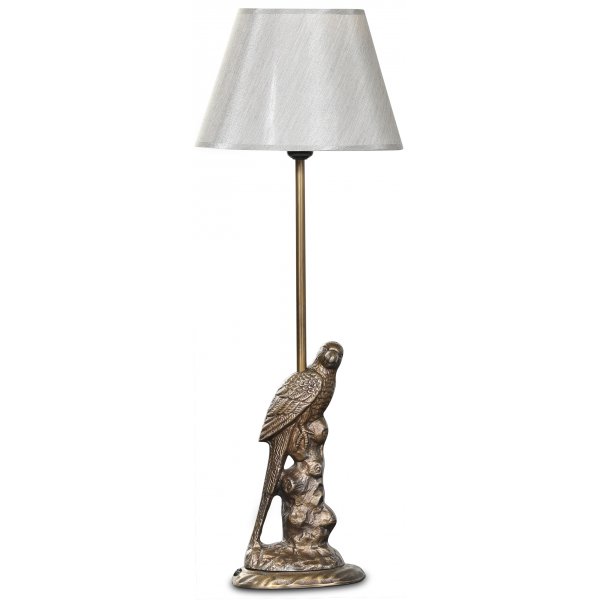 Lampefotshøyde 56 cm antikk messing Lampefotshøyde 56 cm antikk messing