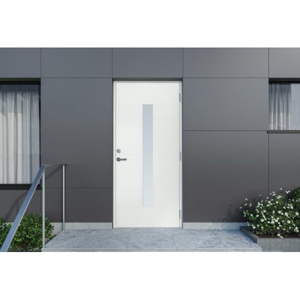 John ytterdør med vindu + Karmskruepakke John ytterdør med vindu + Karmskruepakke