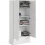 Hvit Space-garderobe, 80 cm bred og 170,5 cm høy Hvit Space-garderobe, 80 cm bred og 170,5 cm høy