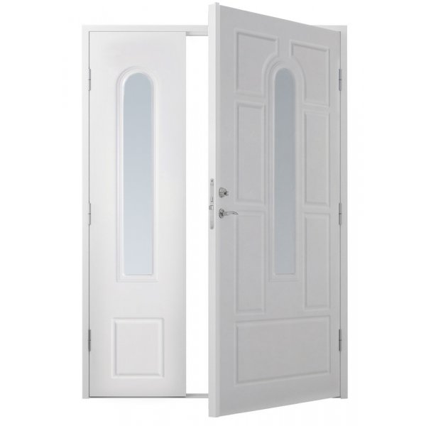 Dobbel ytterdr Reinheimen med vindu - Cotswoldglass