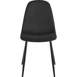 Svart fl�yelsstol - Carisma
