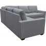 Hjørnesofa Belissa med sengefunksjon og oppbevaring - 235x235 cm - mørkegrå Hjørnesofa Belissa med sengefunksjon og oppbevaring - 235x235 cm - mørkegrå