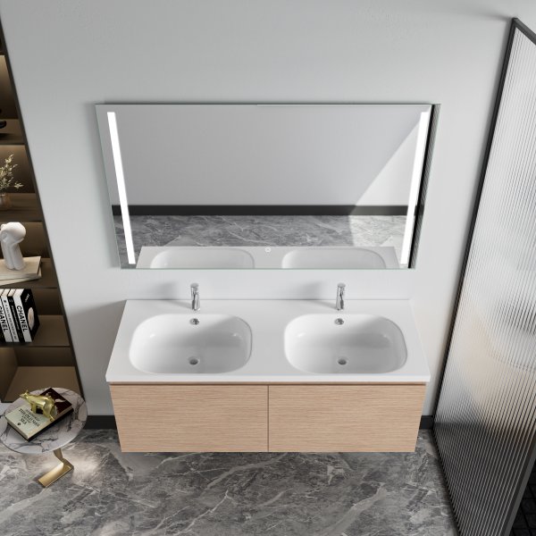 Baderomsmøbler Siena - Lett treimitasjon Baderomsmøbler Siena - Lett treimitasjon