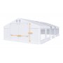 Partytelt i PVC - 6 x 90 m
