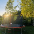 Kundebilde Trampoline med sikkerhetsnett - 425 cm