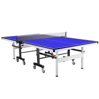 Bordtennisbord Deluxe - Sammenleggbart med hjul