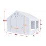 Partytelt i PVC - 3 X 4 m