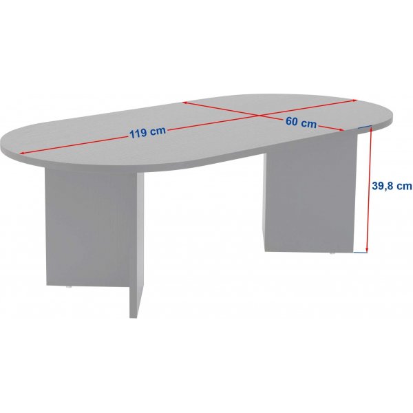 Salongbord Sable Travertin - 119 x 60 cm Salongbord Sable Travertin - 119 x 60 cm