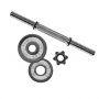 Manualsett - Vekter og dumbbells i krom - 15 kg