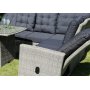 Orlando utembelgruppe med hy rygg (justerbar) - Gr kunstrotting