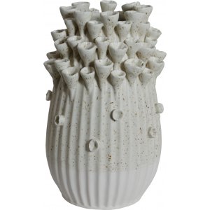 Vase Caleta H29 cm - Hvit