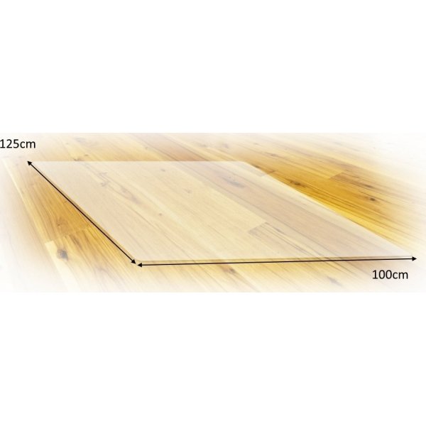 Lyla gulvbeskytter til kontorstol 100 x 125 cm - Klar Lyla gulvbeskytter til kontorstol 100 x 125 cm - Klar