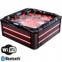 Badestamp Vivid Dreams WiFi - 5-6 personer - Svart utgave