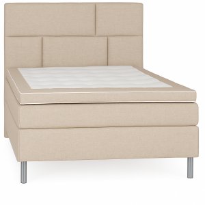 Seng 90x200 cm - Beige - Hilton Deluxe Seng 90x200 cm - Beige - Hilton Deluxe