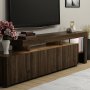 TV-stativ Beliz 192 cm - Valnøtt TV-stativ Beliz 192 cm - Valnøtt