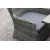 Spisegruppe Scottsdale: Bord 150 cm inkl. 4 stk. Jacksonville lenestoler i grå kunstrotting
