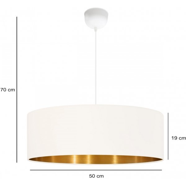 Kovrilo taklampe - Krem/gull Kovrilo taklampe - Krem/gull