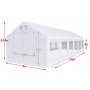 Partytelt i PVC - 4 x 12 m
