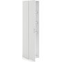 Hvit Space-garderobe - 40 cm bred - 175 cm høy Hvit Space-garderobe - 40 cm bred - 175 cm høy