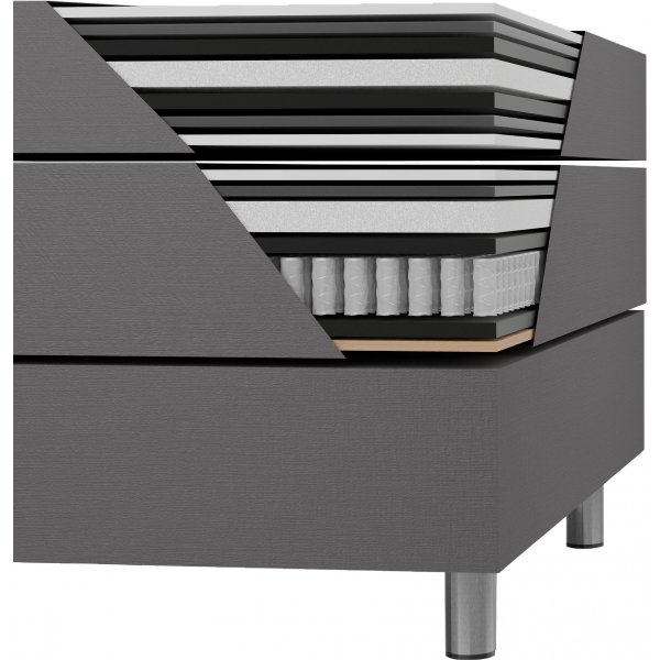 Seng 180x200 cm med oppbevaring
