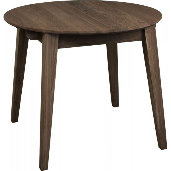 Uttrekkbart spisebord 90-130x90 cm brunoljet eik - Genova