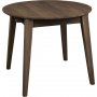 Uttrekkbart spisebord 90-130x90 cm brunoljet eik - Genova