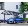 1 Carportsett 15 m² aluminium 505x303 cm kanalplasttak